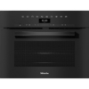 Įmontuojama kompaktinė orkaitė Miele H 7440 BM Obsidian black su mikrobangų funkcija paveikslėlis