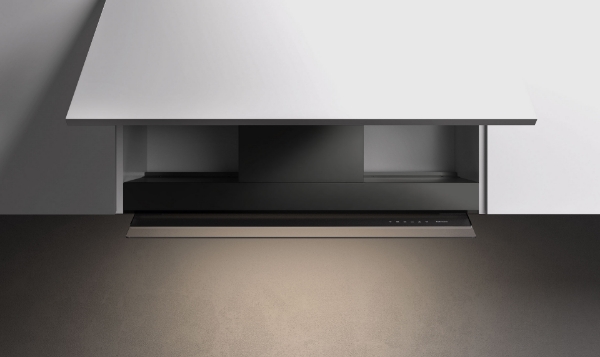 Įmontuojamas gartraukis Falmec VIRGOLA No-Drop TOUCH black 75 cm, 800m3/h, LED apšvietimas, Juodo plieno apdaila paveikslėlis
